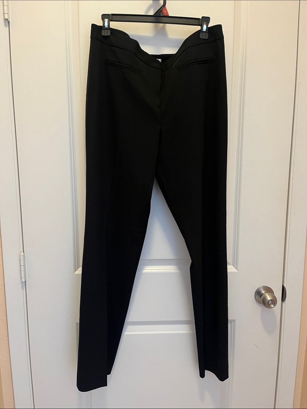 (NWT) DKNYC Women's Black Straight-Leg Dress Trousers